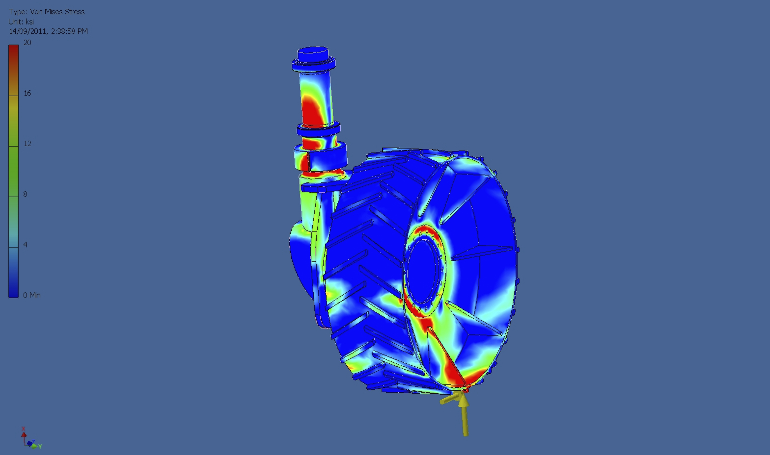 spindle FEA